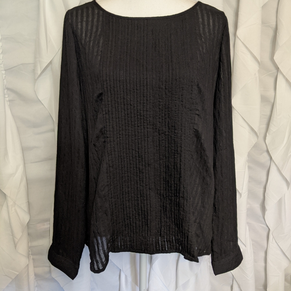 Halogen pleated blouse - Picture 3 of 10